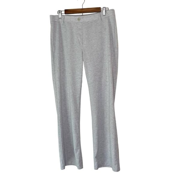 Betabrand Gray Shimmer Yoga Pull On Pants Dress LP - Picture 2 of 10